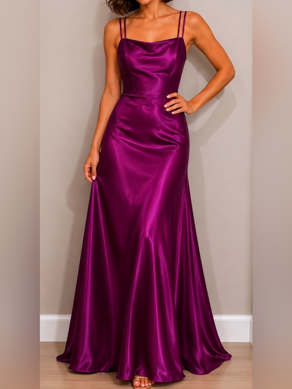 Vintage Jessica McClintock Gunne Formal Dress Gown Pink Purple Homecoming Prom